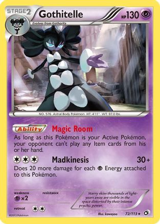 Gothitelle (072/113) Holofoil [Legendary Treasures] - Holo Rare