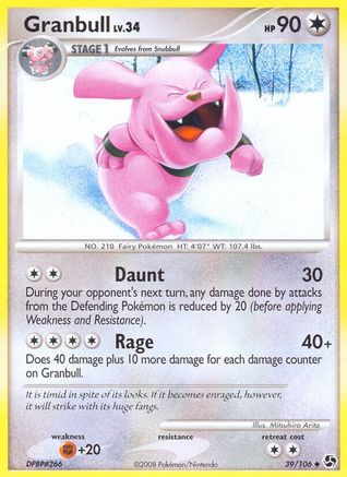 Granbull (39/106) Reverse Holofoil [Great Encounters] - Uncommon