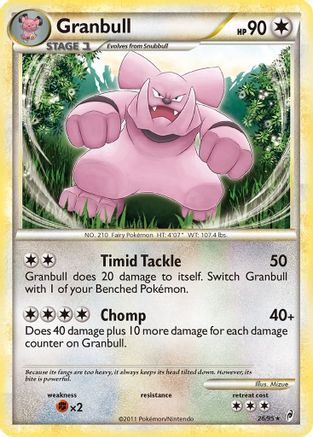 Granbull (26/95) Reverse Holofoil [Call of Legends] - Rare