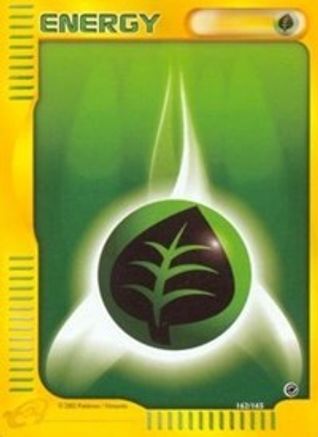 Grass Energy (162/165) Reverse Holofoil [Expedition] - Common