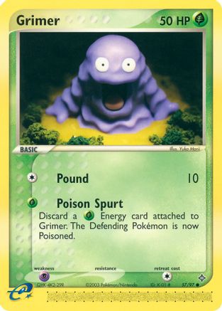Grimer (057/97) Reverse Holofoil [Dragon] - Common
