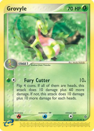 Grovyle (31/97) Reverse Holofoil [Dragon] - Uncommon