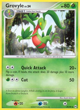 Grovyle (039/99) Reverse Holofoil [Arceus] - Uncommon