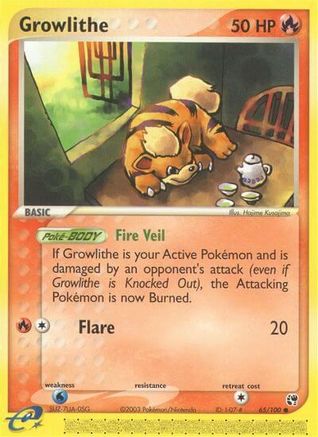 Growlithe (065/100) [Sandstorm] - Common