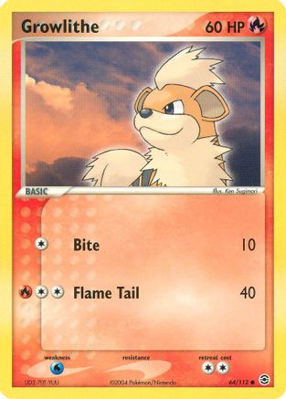 Growlithe (064/112) [FireRed & LeafGreen] - Common
