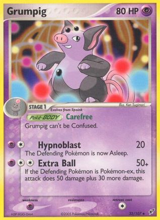 Grumpig (32/107) [Deoxys] - Uncommon