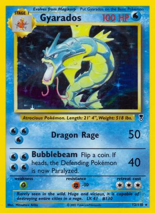 Gyarados (12/110) Holofoil [Legendary Collection] - Holo Rare