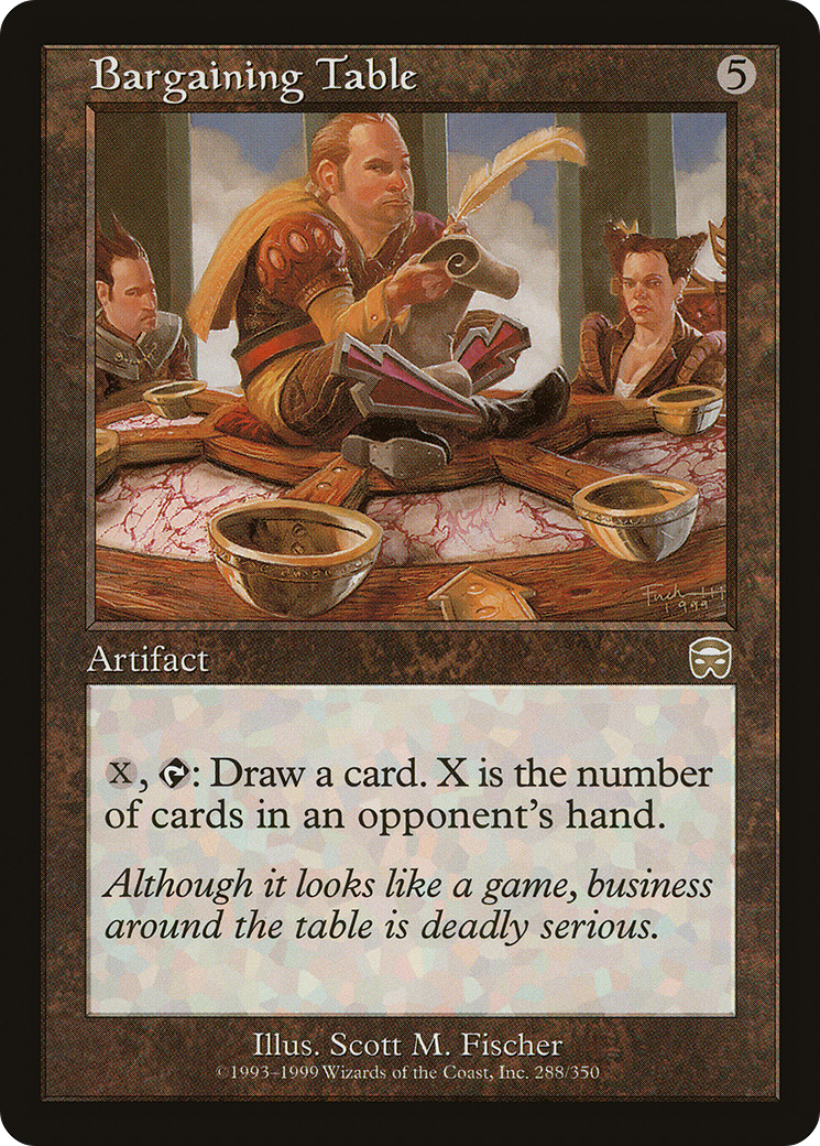 Bargaining Table (MMQ-288) - Mercadian Masques Foil