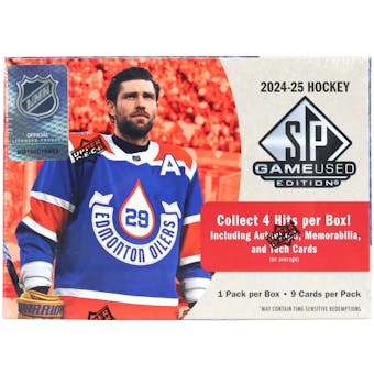 2024-25 Upper Deck SP Game Used Hobby Box