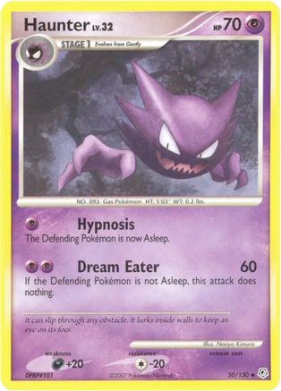 Haunter (050/130) Reverse Holofoil [Diamond and Pearl] - Uncommon