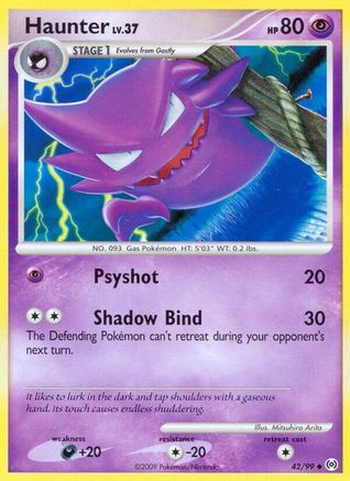 Haunter (042/99) [Arceus] - Uncommon