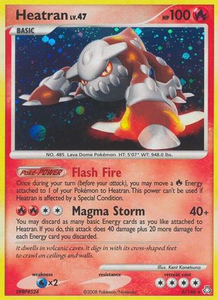 Heatran (6/146) Reverse Holofoil [Legends Awakened] - Holo Rare
