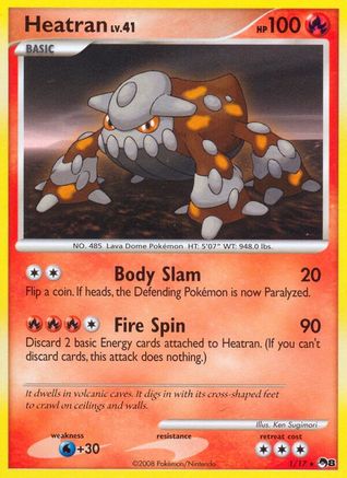 Heatran (001/17) Holofoil [POP Series 8] - Rare