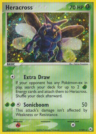 Heracross (007/101) Reverse Holofoil [Hidden Legends] - Holo Rare