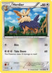 Herdier (121/149) Reverse Holofoil [Boundaries Crossed] - Uncommon