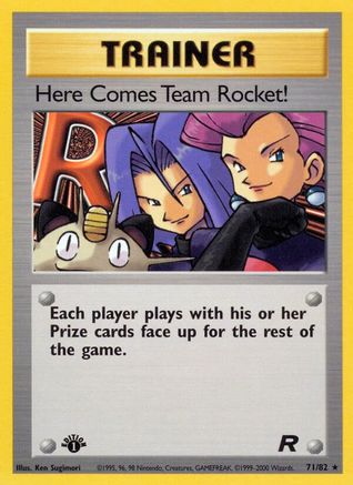 Here Comes Team Rocket! (071/82) 1st Edition [Team Rocket] - Rare