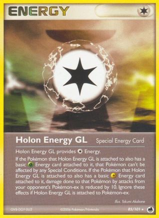 Holon Energy GL (85/101) Reverse Holofoil [Dragon Frontiers] - Rare