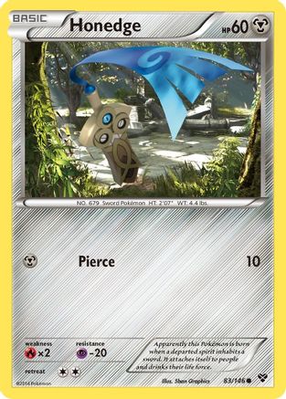 Honedge (83/146) Reverse Holofoil [XY Base Set] - Common