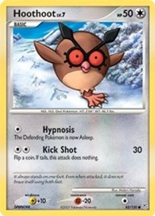 Hoothoot (085/130) Reverse Holofoil [Diamond and Pearl] - Common