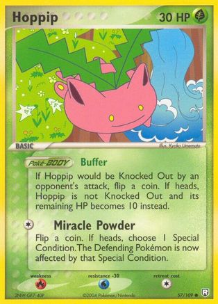 Hoppip (057/109) Reverse Holofoil [Team Rocket Returns] - Common