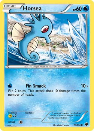 Horsea (18/116) Reverse Holofoil [Plasma Freeze] - Common