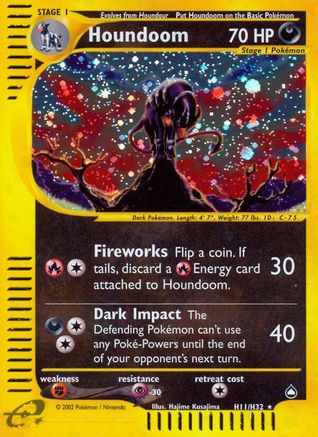 Houndoom (H11) (H11/147) Holofoil [Aquapolis] - Holo Rare
