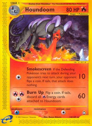 Houndoom (14/147) [Aquapolis] - Rare