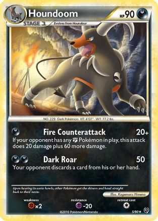 Houndoom (5/90) Reverse Holofoil [Undaunted] - Holo Rare
