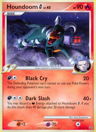 Houndoom G (050/127) Reverse Holofoil [Platinum] - Uncommon