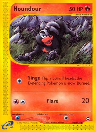 Houndour (086/147) Reverse Holofoil [Aquapolis] - Common