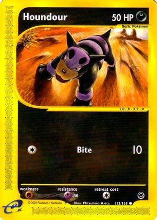 Houndour (113/165) [Expedition] - Common