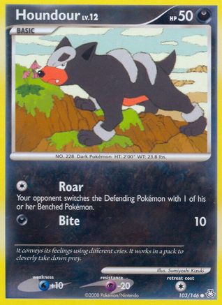 Houndour (103/146) Reverse Holofoil [Legends Awakened] - Common