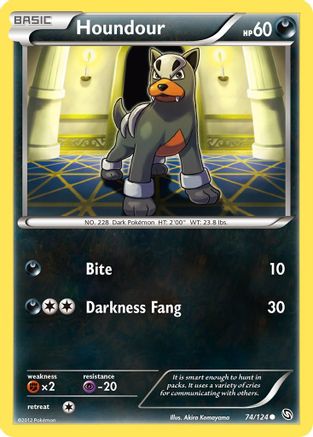 Houndour (74/124) [Dragons Exalted] - Common