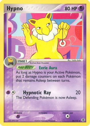 Hypno (25/112) Reverse Holofoil [FireRed & LeafGreen] - Rare