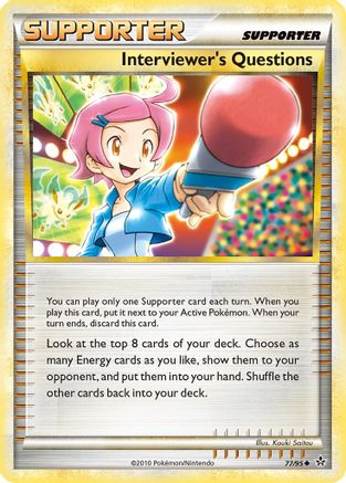 Interviewer's Questions (077/95) Reverse Holofoil [Unleashed] - Uncommon