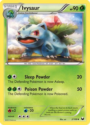Ivysaur (2/108) Reverse Holofoil [Dark Explorers] - Uncommon