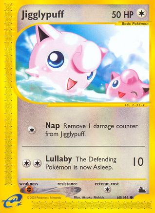 Jigglypuff (68/144) Reverse Holofoil [Skyridge] - Common