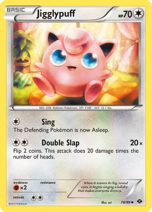Jigglypuff (078/99) Reverse Holofoil [Next Destinies] - Uncommon