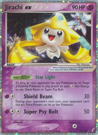 Jirachi ex (94/100) Holofoil [Crystal Guardians] - Ultra Rare