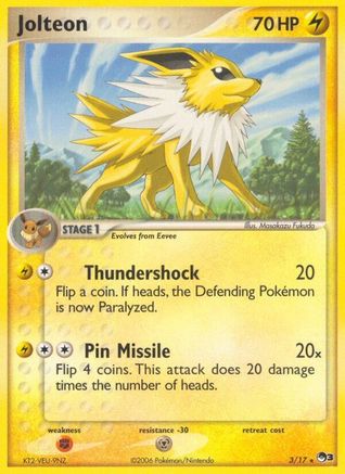 Jolteon (003/017) Holofoil [POP Series 3] - Rare