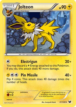 Jolteon (37/108) [Dark Explorers] - Uncommon