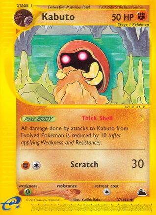 Kabuto (37/144) Reverse Holofoil [Skyridge] - Uncommon