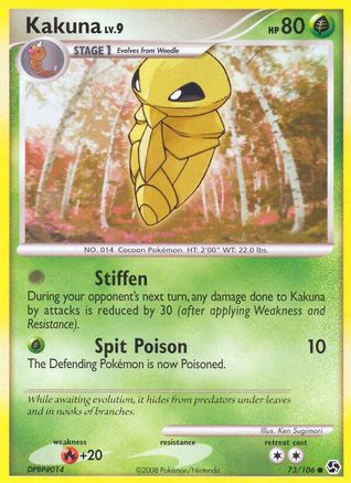 Kakuna (73/106) Reverse Holofoil [Great Encounters] - Common