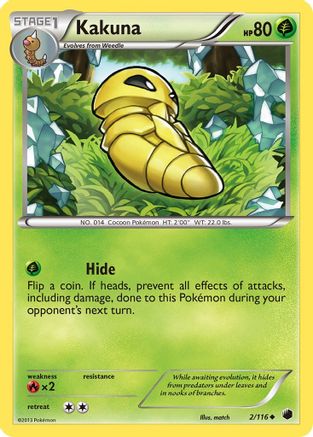 Kakuna (2/116) [Plasma Freeze] - Uncommon