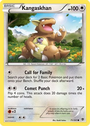 Kangaskhan (071/101) [Plasma Blast] - Common