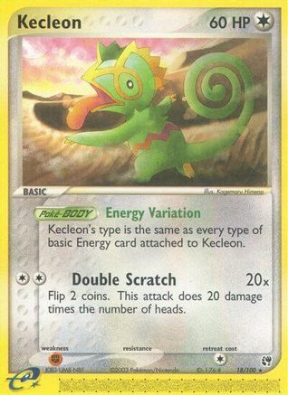 Kecleon (18/100) Reverse Holofoil [Sandstorm] - Rare