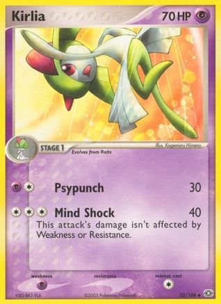 Kirlia (33/106) Reverse Holofoil [Emerald] - Uncommon