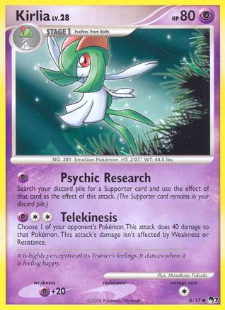 Kirlia (8/17) Holofoil [POP Series 7] - Uncommon