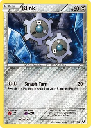Klink (75/108) Reverse Holofoil [Dark Explorers] - Common