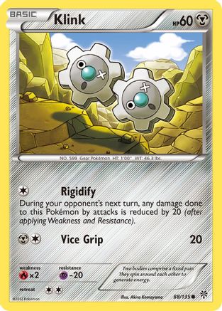 Klink (88/135) Reverse Holofoil [Plasma Storm] - Common